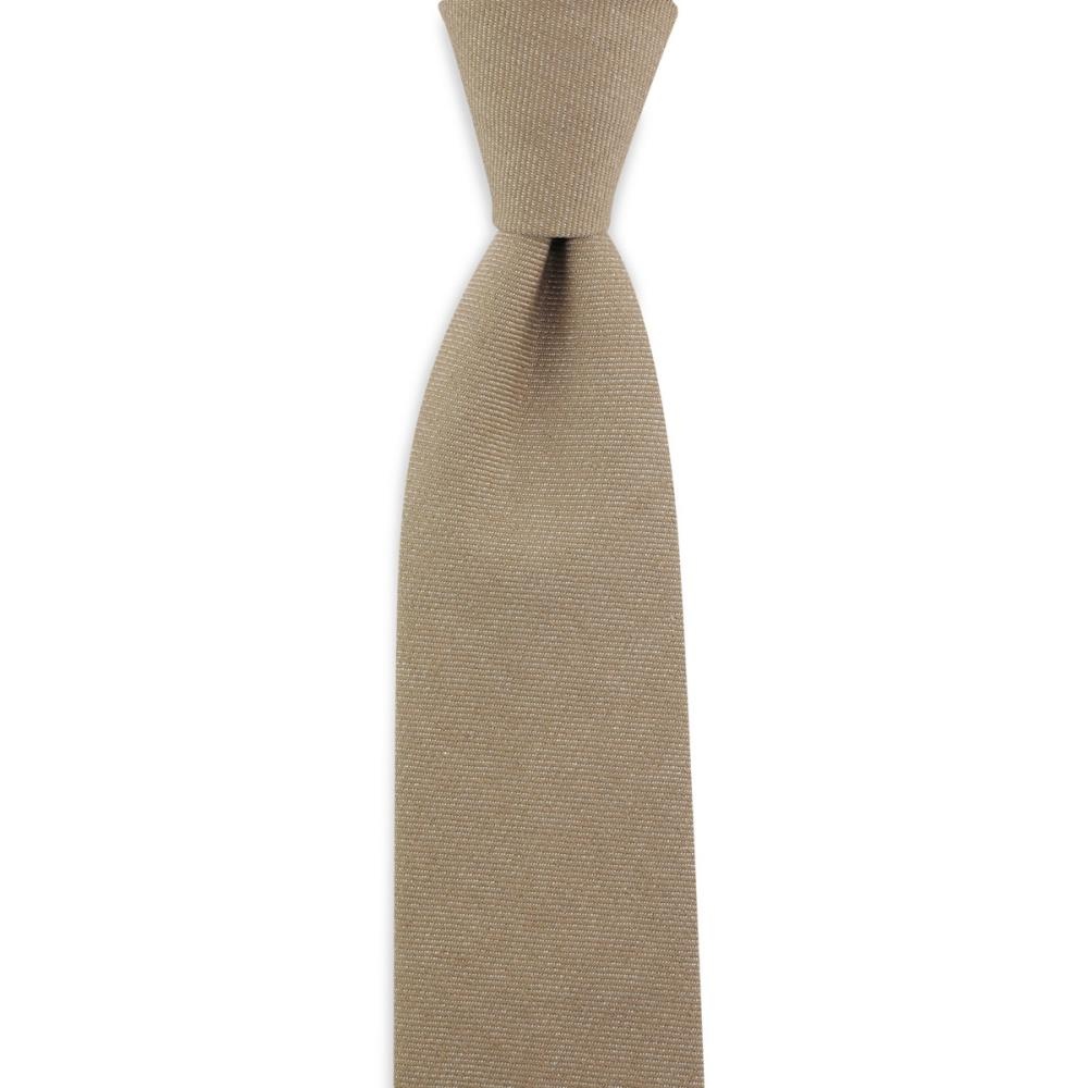 WORK Krawatte taupe Denim - 1